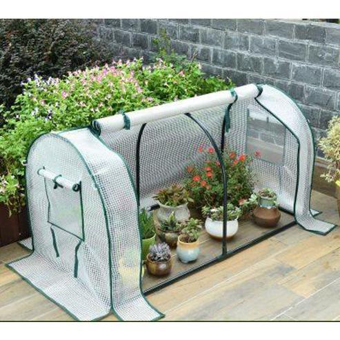 本日限定 2枚購入で150円OFF ビニールハウス ガーデンハウス フラワーハウス 家庭用 1段 小型 ミニ 霜よけ 雨除け 園芸 温室 害虫対策 工具不要 簡単設置 家庭菜園 庭 新品追加 送料無料