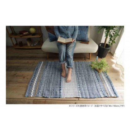 グラムスタイル ユーズドデニム ヒンメル BL 90x150cm 「GSCD800924」