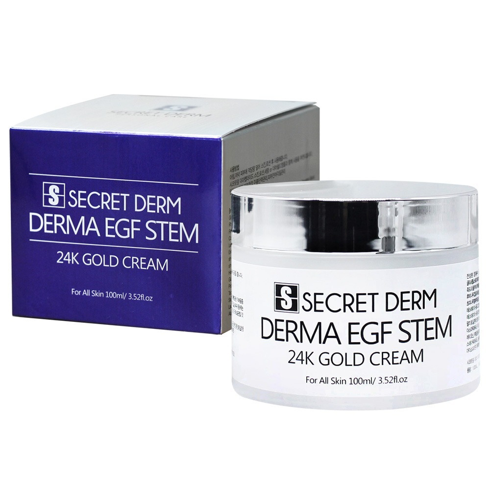 シークレットダム EGF STEM 24K GOLD ゴールドクリーム 100ml ペプチド11種類含有クリーム シカ禁含シワ機能性