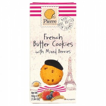 ピエールビスキュイットリー バタークッキー ミックスベリー 55g 12セット