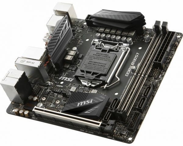 MSI Z370I GAMING PRO CARBON AC LGA 1151 (300 Series) Intel Z370 HDMI SATA 6Gb/s USB 3.1 Mini ITX Int