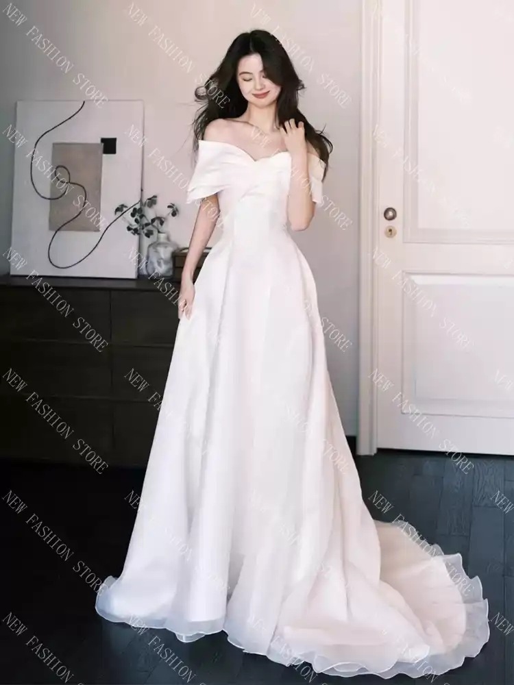 ウエディングドレス 白-52