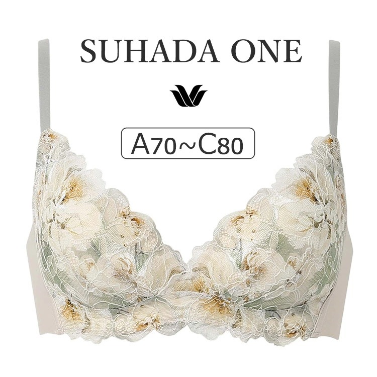 ワコール SUHADA ONE BXB411シリーズ ノンワイヤーブラ ABCカップ アンダー 65/70/75/80cm BXB411