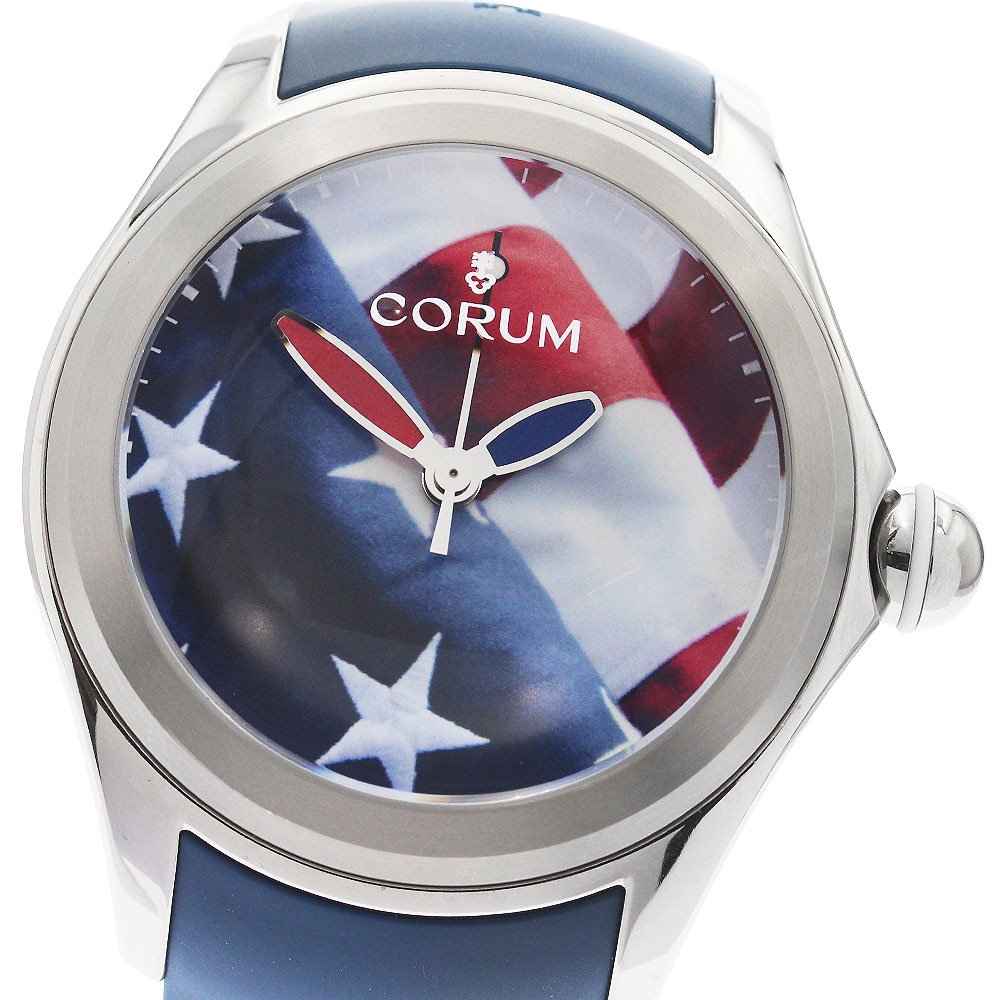 コルム CORUM 403.101.04/0373US01 ビッグバブル 52 フラッグ 自動巻き メンズ 良品 箱・保証書付き_894323【中古】