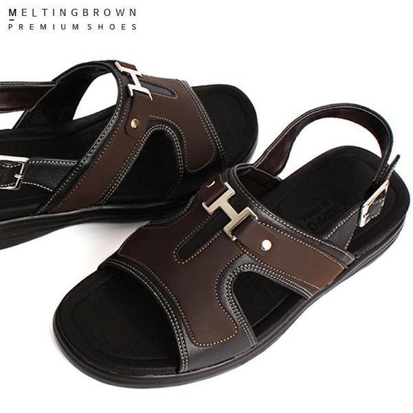 メンズレザーサンダル メンズ夏サンダル メンズオフィスサンダル MX22