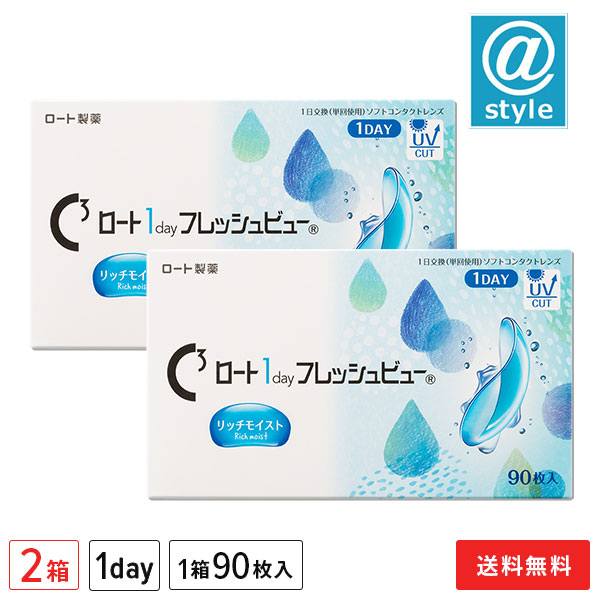 ロートワンデー フレッシュビュー リッチモイスト 90枚 2箱