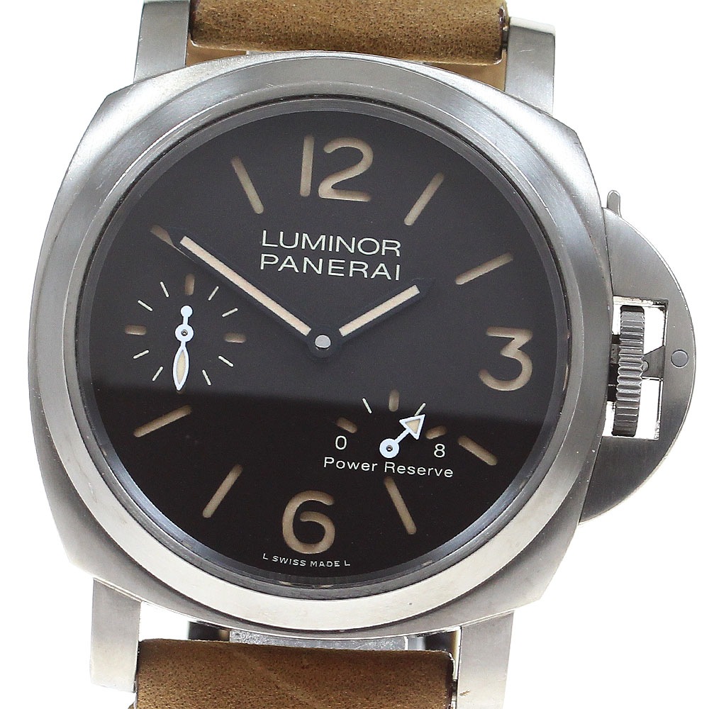 パネライ PANERAI PAM00797 ルミノール 8デイズ チタニオ パワーリザーブ 手巻き メンズ 保証書付き_832319【中古】