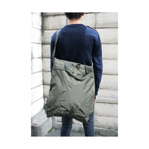 U. S.タイプリュックショルダー手提げ3WAYヘルメットバッグ BH063YN オリーブ レプリカ