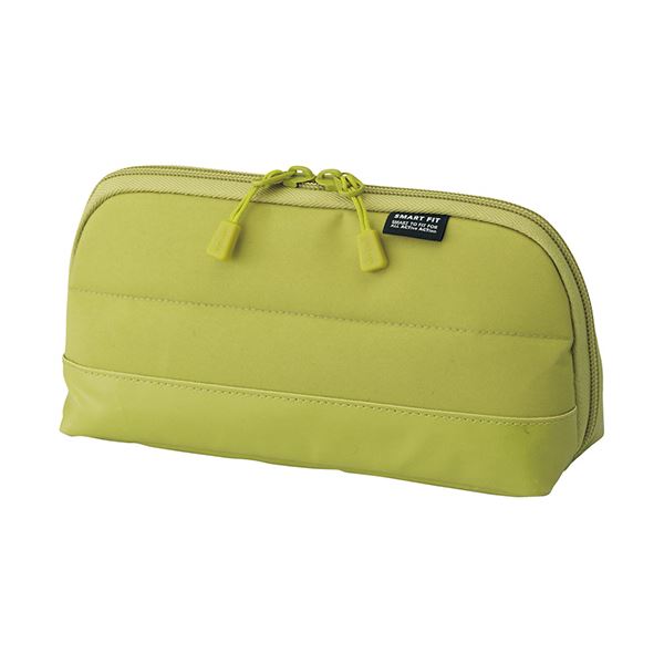 （まとめ）リヒトラブ SMART FITACTACT ワイドオープンペンケース イエローグリーン A-7688-6 1個(×3セット) 5,392円