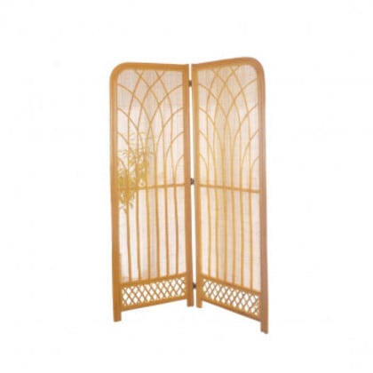 今枝商店 Romantic Rattan 籐スクリーン 2連(2パネル) ハイタイプ B316
