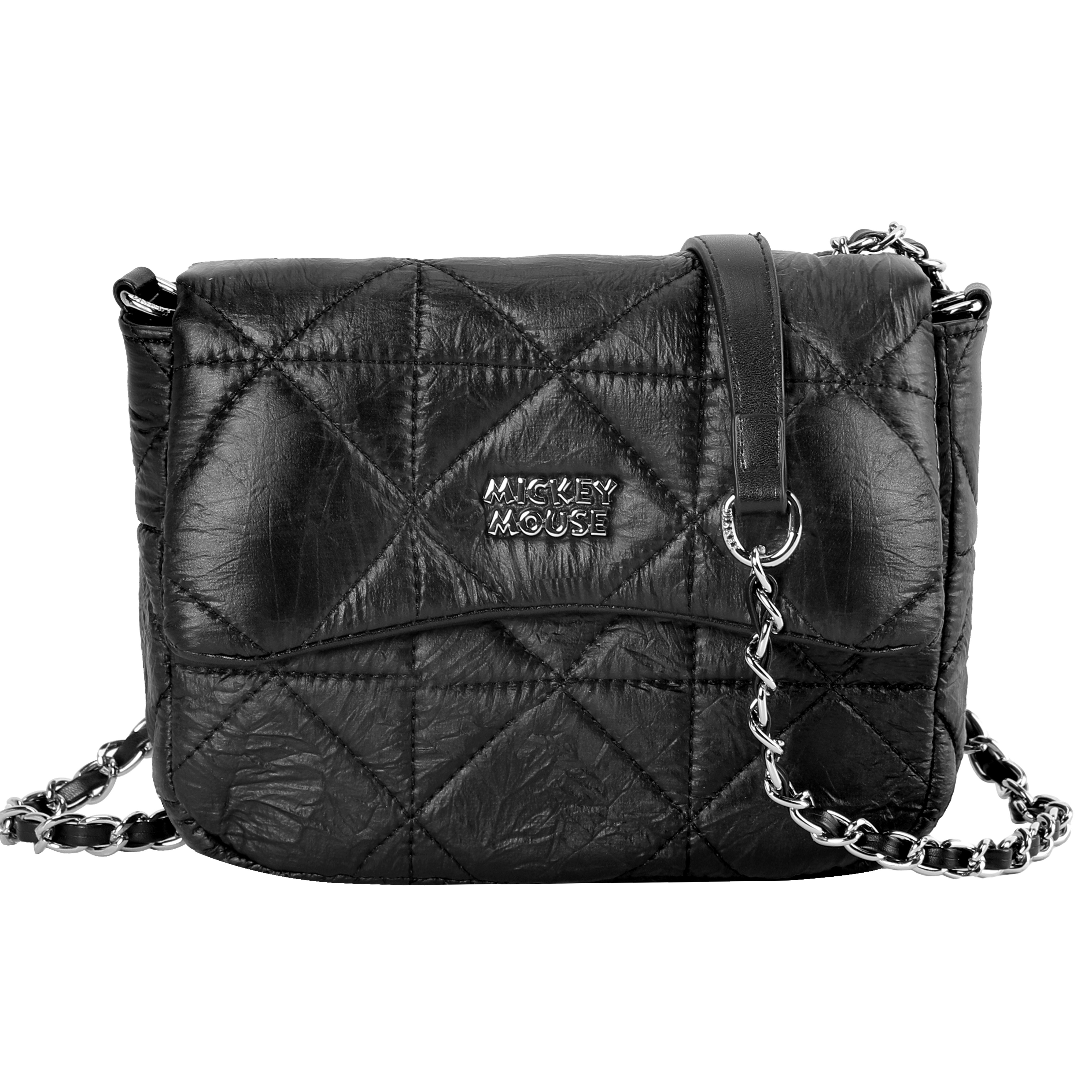 正規ライセンス エレガンス×遊び心の絶妙バランス 大人カジュアルにもぴったりなミッキーマウス レザーショルダーバッグ レディース ハンドバッグ 肩掛けバッグ 斜めがけバッグ PUレザー/金属素材 D 4,816円