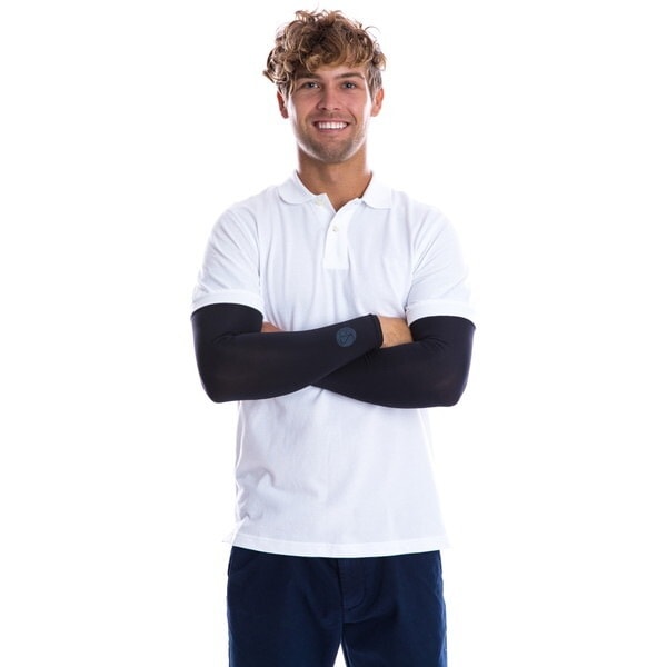 スパームス SParms Shoulder Wrap Black XSサイズ アームスリーブ 肩まで ブラック 冷感 紫外線カット マラソン ピックルボール サイクリング