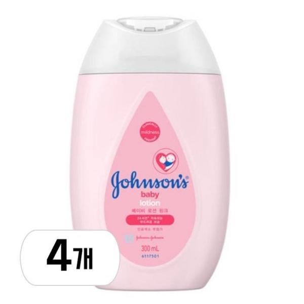 ジョンスンズベビー ローション ピンク 300ml 4個
