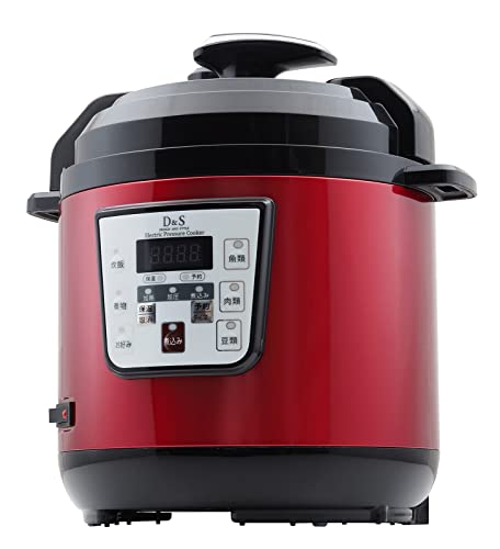 色：レッド サイズ：2.5L D&S ディーアンドエス 家庭用マイコン電気圧力鍋2.5L STL-E 8,654円