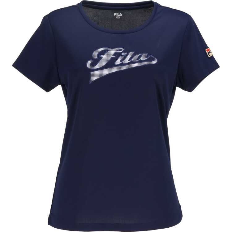 アップリケTシャツ（レディース） L フィラネイビー #VL2855-20テニス