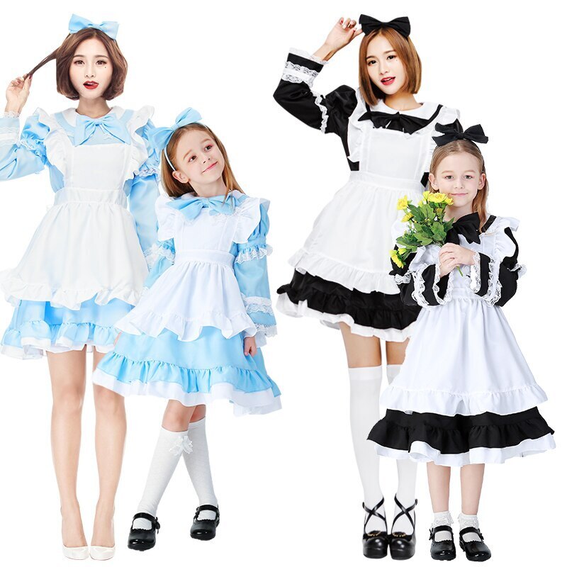 ハロウィン アリス 衣装 コスプレ コスプレ ロリータ プリンセス ドレス 大人 小さい 清楚 メイド服
