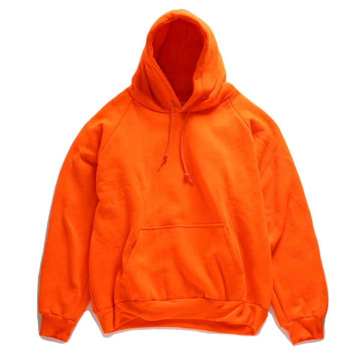 CAMBER パーカー 長袖 スウェット 裏サーマル フーディ メンズ レディース 蛍光オレンジ 大きいサイズ アメリカ製 フードパーカー おしゃれ