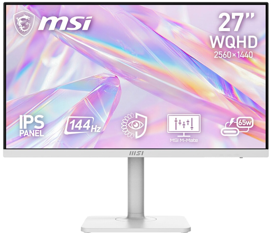 MSIエムエスアイ 液晶ディスプレイ(27型/IPS/WQHD 2560 × 1440/144Hz/1ms)(ホワイト) PROMAX271QPHWE14