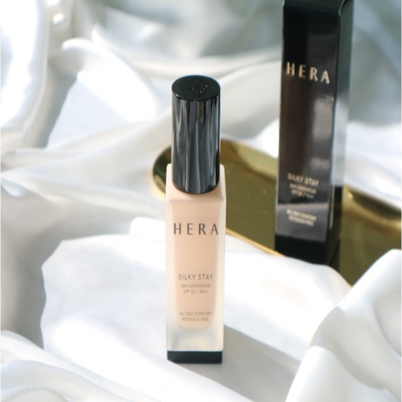 [BLACK PINK JENNIEモデル] ブラック シルキーステイ 24アワー ファンデーション リキッド 液状型 韓国コスメ 女性 プレゼント 彼女 誕生日