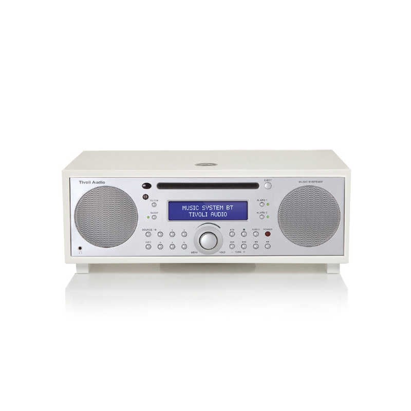 TIVOLIAUDIO　Music System BTAM/ ワイドFM/ CD All-in-One Hi-Fi System Silver-Piano White　MSYBT-0674-JP 68,970円