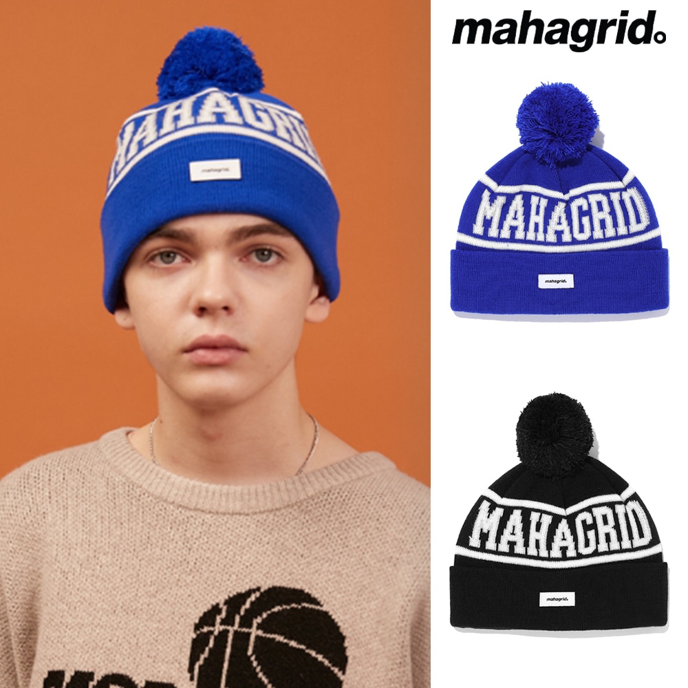 [mahagrid] COLLEGE POM POM BEANIE
