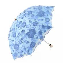 韓国の2層刺繍レース傘耐紫外線性日よけギフト8骨84cmbm20018骨