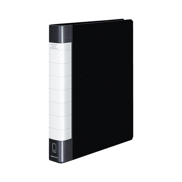 クリヤーブック クリアブック(タフボディ)（替紙式） A4タテ 30ポケット 30穴 90枚収容 黒 (×10セット)