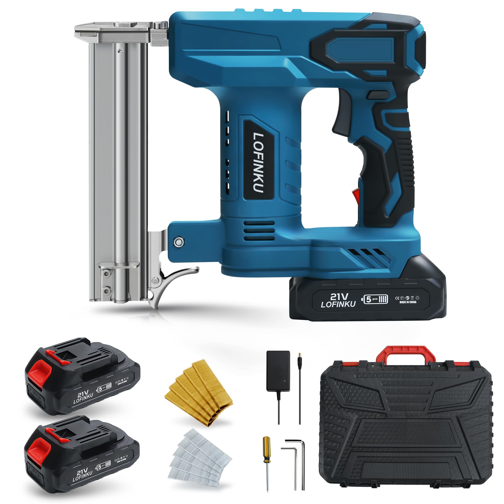 電動タッカー 釘打ち機 ピンタッカ 充電式 タッカー 強力 フィニッシュネイラー ステープル DIY 建築部材製造 8,423円