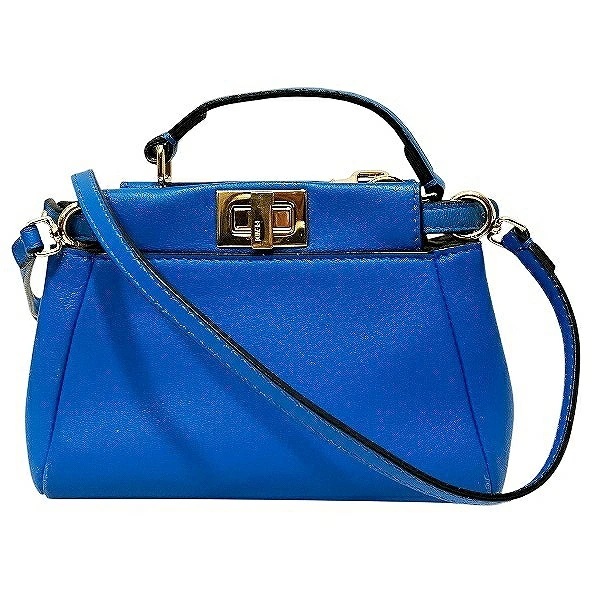 フェンディ FENDI マイクロピーカーブー スモールバッグ ハンドバッグ【中古】