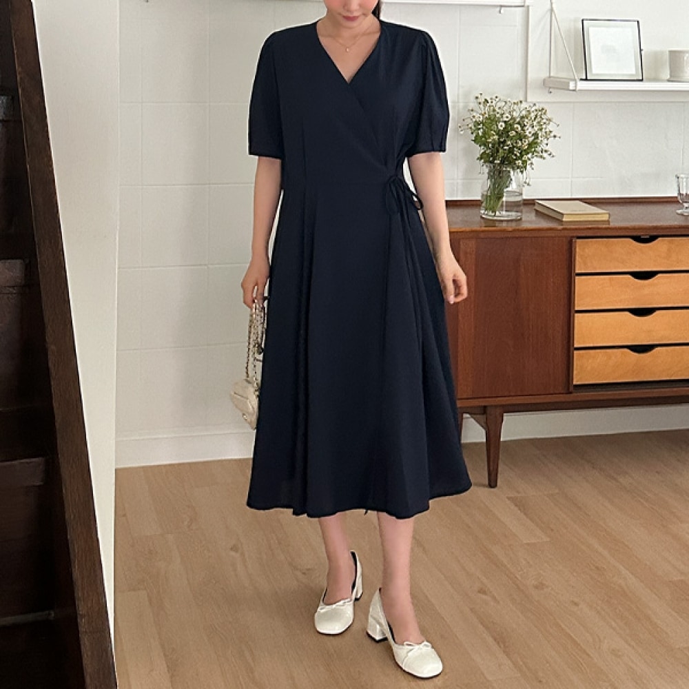 (JSTYLEのイーブレット) イーブレットビューティーモラップリボンロングワンピース JSTYLE