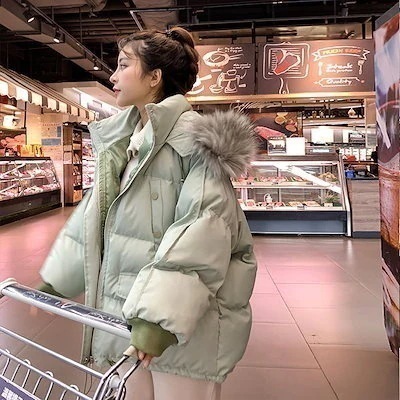 【2枚購入で100円OFF】冬 綿ジャケット 加厚 防寒 保温 綿服 ダウンジャケットショット丈 冬アウター フリースで決まり 品質良い