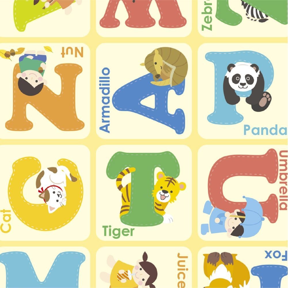 （まとめ買い）ササガワ 包装紙 ベビー/キッズ柄 アニマルスタディ 半才判 50枚入 49-1321 [x3]