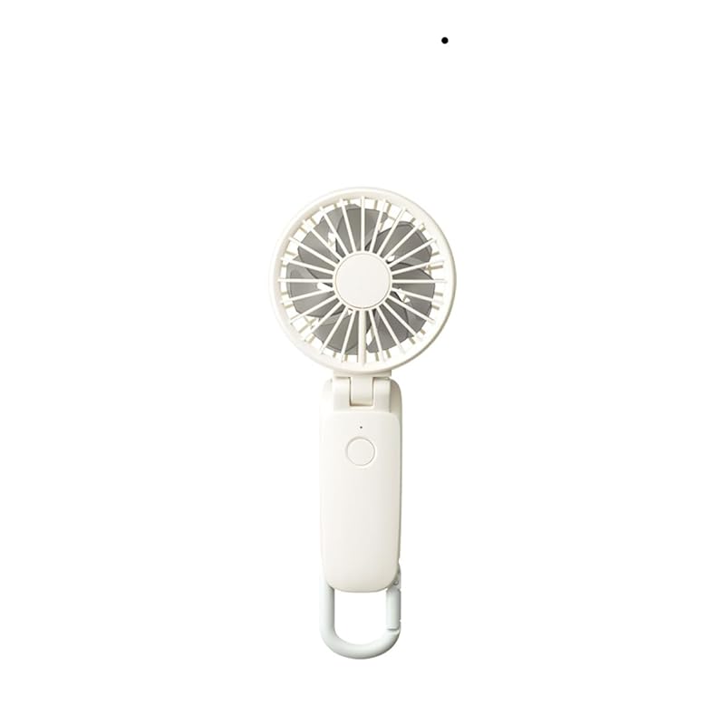 即納：リズム(RHYTHM) 携帯扇風機 卓上扇風機【2022モデル】国内メーカー 弱でも涼しい ハンディファン 節電 対策 静音 DCモーター 2重反転ファン カラビナ USB 充電式 小型 強風