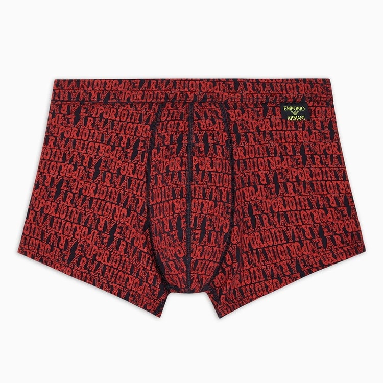 ALL OVER BOLD LOGO ボクサーパンツ [ソリッドブルー/メラ]【112074-3F508-56936】