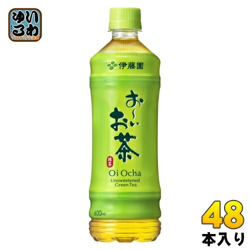 伊藤園 お～いお茶 緑茶 600ml ペットボトル 48本 (24本入×2 まとめ買い) お茶 無香料 無調味