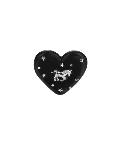 NFF GUARDIAN HEART RING BLACK ガーディアンハートリング ブラック 指輪 リング 韓国アクセサリー 正規品