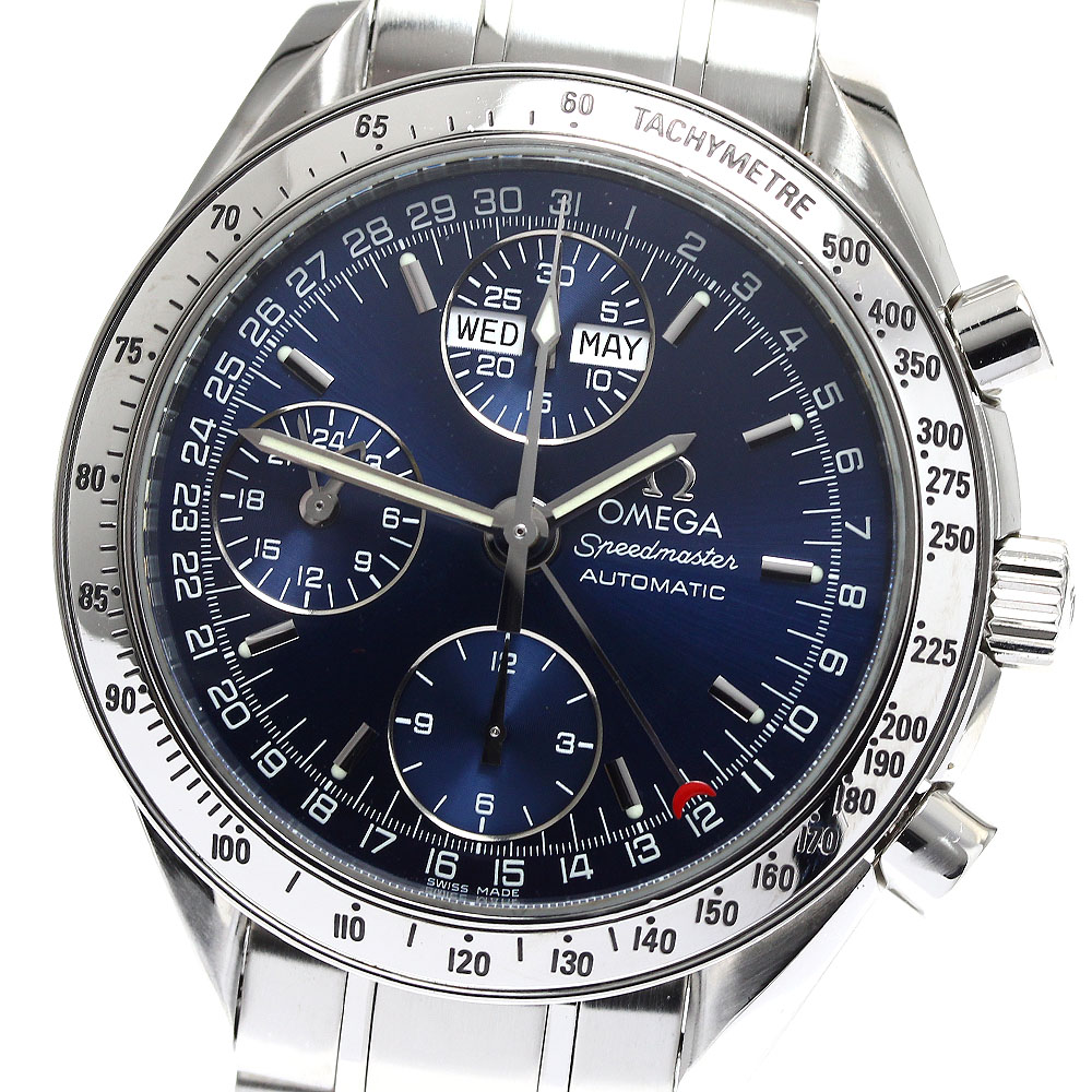 オメガ OMEGA 3523.80 スピードマスター トリプルカレンダー クロノグラフ 自動巻き メンズ 保証書付き_899385【中古】