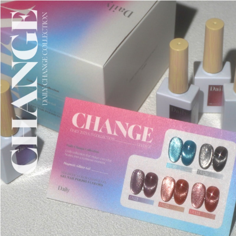 Daily Gel / CHANGE Magnetic Gel 5 Set / Nail