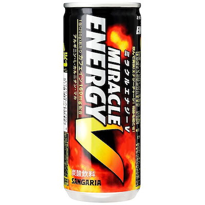 他サイト： サンガリア ミラクルエナジーV 250g 缶 30本入の商品画像