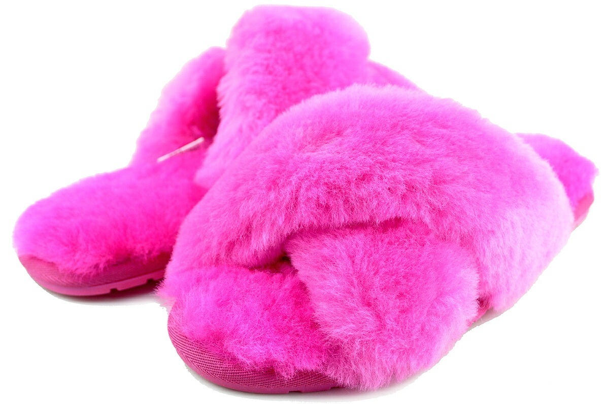 バービー メイベリー ファーサンダル バービーピンク ローズ コラボ スリッパ シープスキン w12900