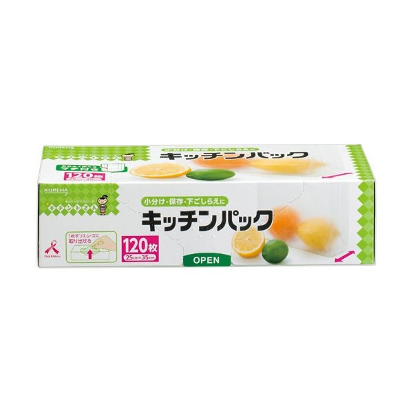 （まとめ）キチントさん キッチンパック1箱（120枚）[x10セット]