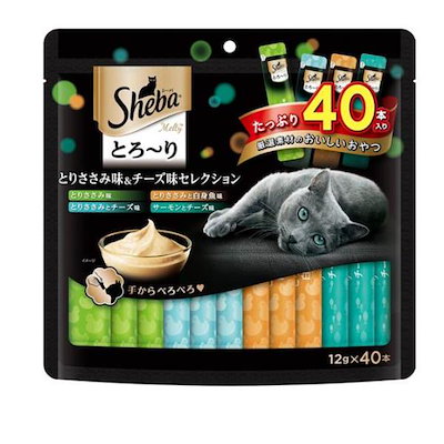 他サイト： シーバ とろーり メルティ とりささみ味 チーズ味セレクション 12g×40本の商品画像