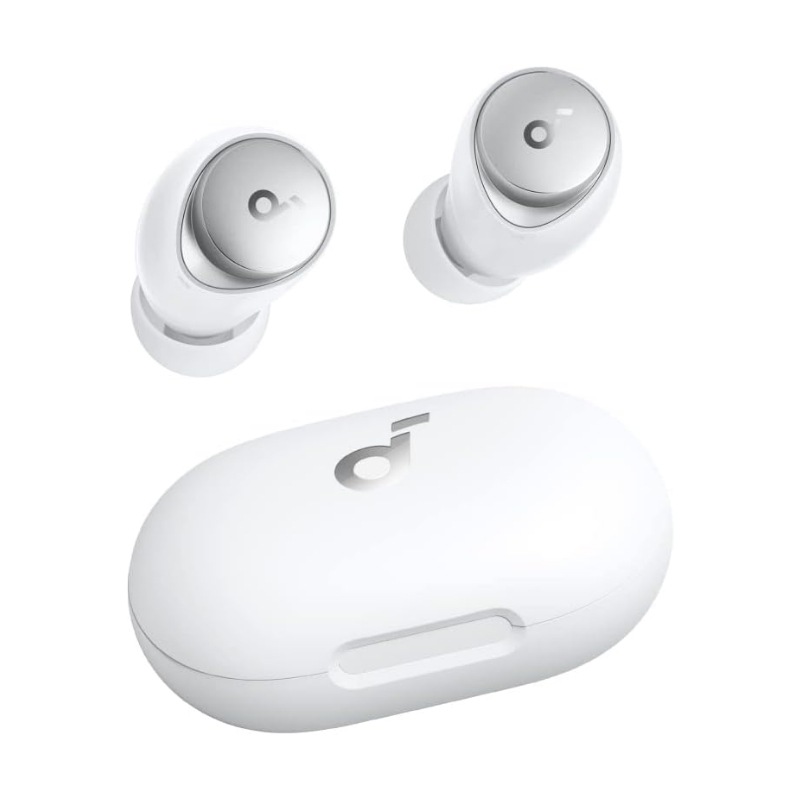 Space A40（完全ワイヤレスイヤホン Bluetooth5.2）【最大50時間再生/ウルトラノイズキャンセリング2.0/ハイレゾ/LDAC/マルチポイント/ワイヤレス充電/外音取り込み】ホワイト