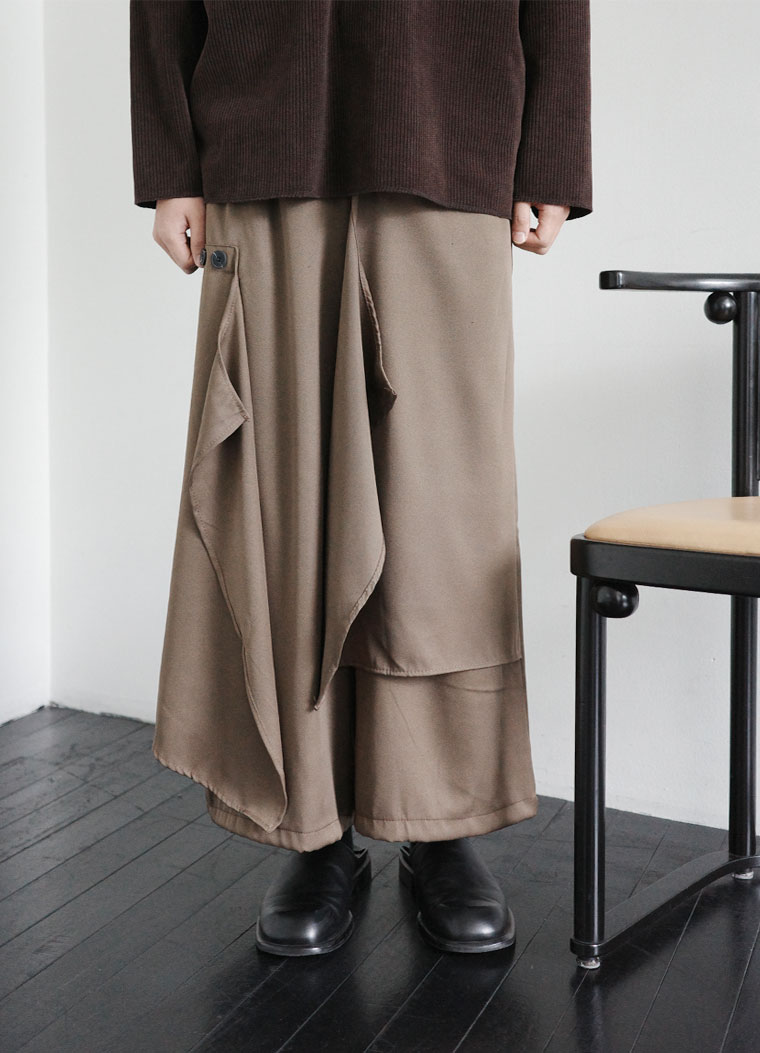 韓国 ブランド 男性用 goyo layered スラックス パンツ ズボン 002942890