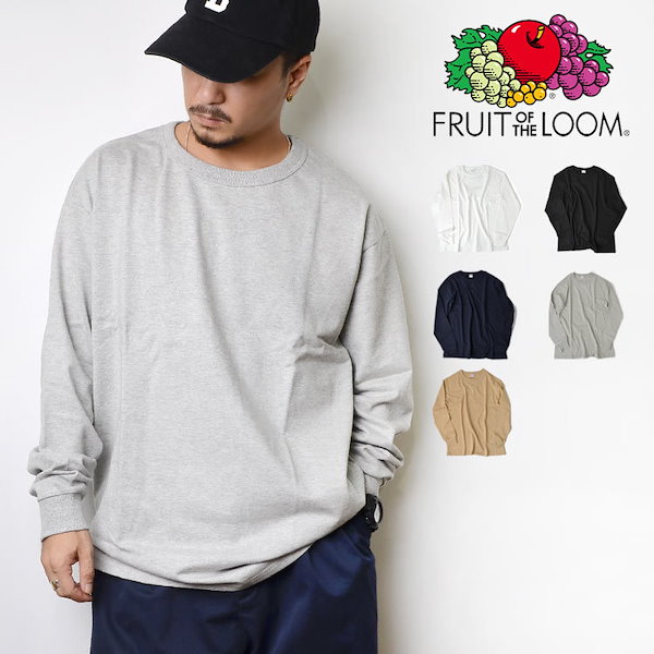 Qoo10] フルーツオブザルーム ロンT Tシャツ 長袖 Fruit of