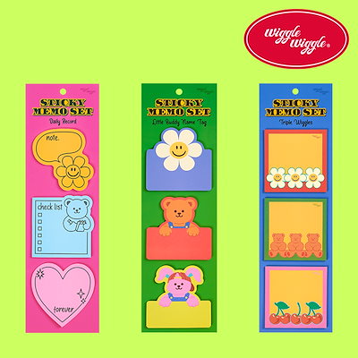 [選択1] wiggle wiggleシグネチャーキャラクターふせん...のサムネイル
