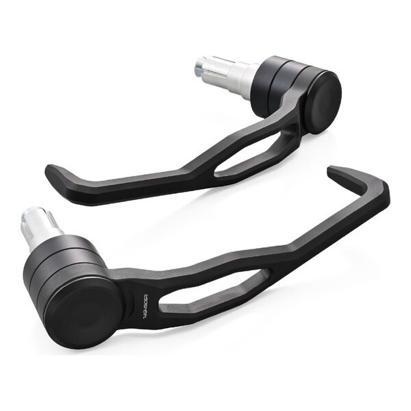 D61339 (Daytona) HIGHSIDER(ハイサイダー) バイク用 レバーガード 汎用(ハンドル内径φ12-22適合) 左右セット ブラック 61339