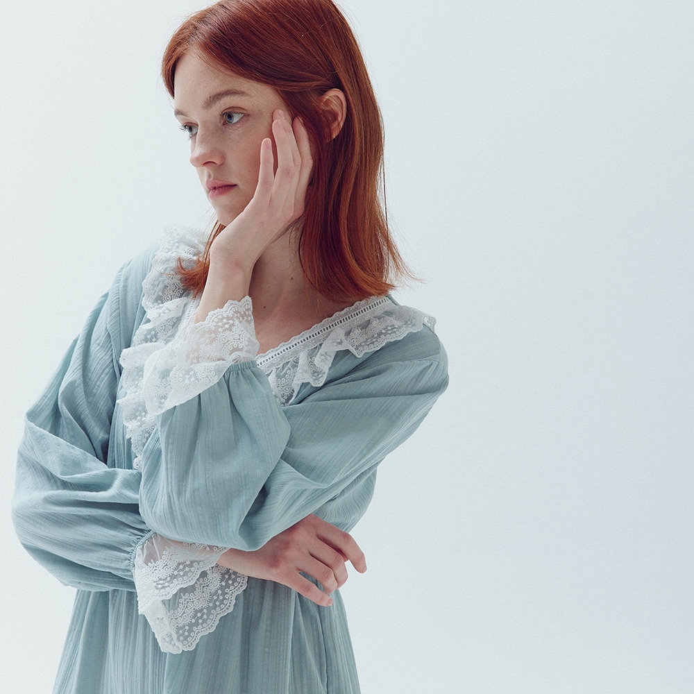 BALCONY [4514-BCSHO] メルリン2ワンピース Mint