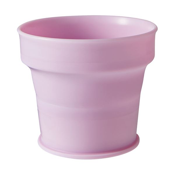 （まとめ）おりたたみ うがいコップ UGAI cup 120ml ピンクベリー 1個[x5]