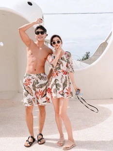 【10点セット】水着 スリーピース レディース水着 メンズパンツ カップルセット ペア水着